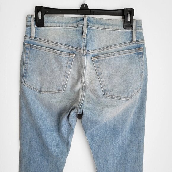 NWT Frame L'Homme Athletic Light Wash Denim Slim Fit Mid Rise Jeans - Picture 9 of 11
